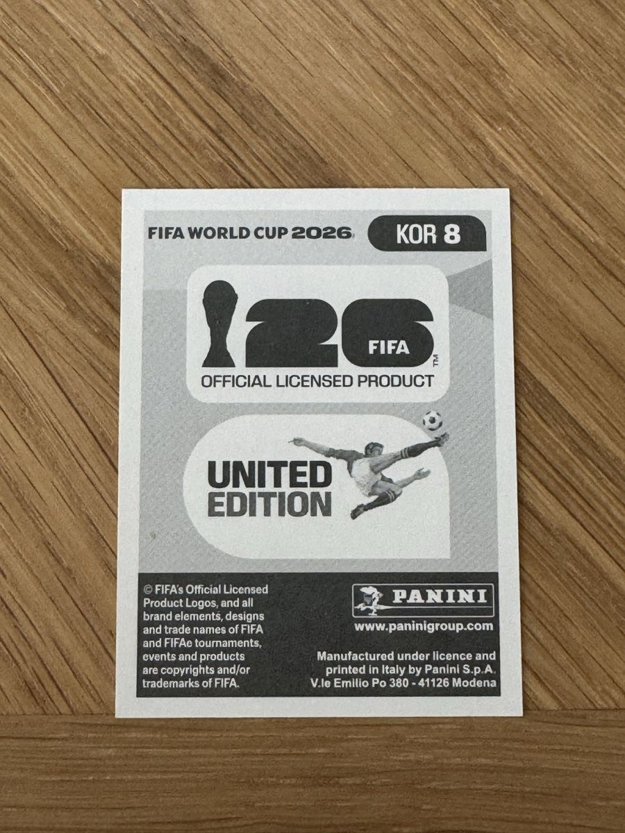 Panini Carte collezionabili: Panini 2026 KOR 8 – Nuovo (secondo la descrizione) da Grand-Lancy venduto da cyr_n5ky 1