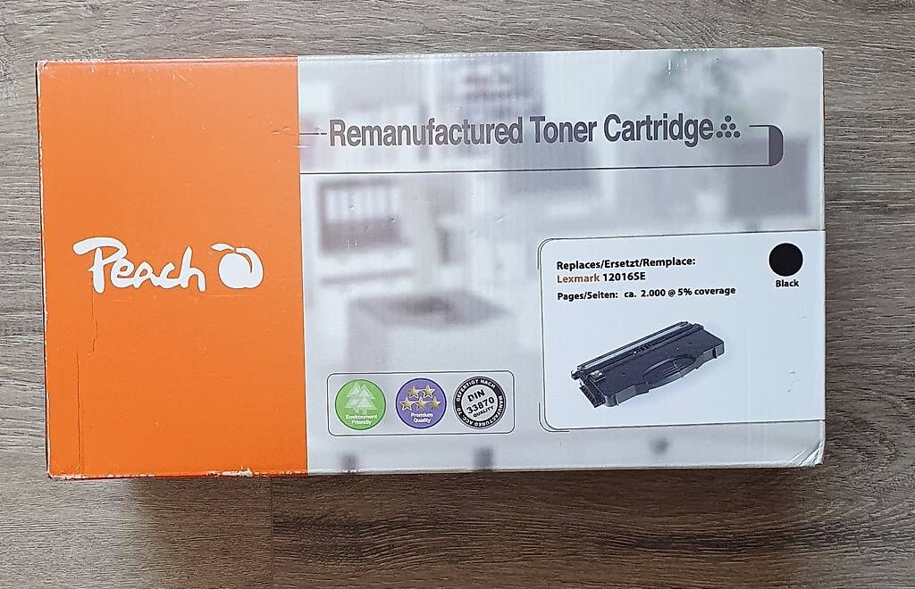 Lexmark Cartucce per stampanti & toner: Cartridge Lexmark 12016 SE Black – Nuovo e nell'imballaggio originale da Erde venduto da zakleblanc