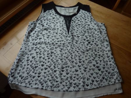 Passport Shirt Gr. 46, Sommer Top mit Muster!