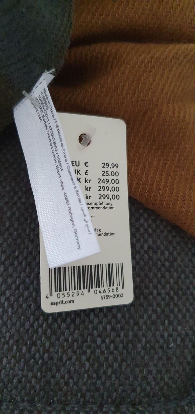 Esprit Foulard & Sciarpe: Esprit Schal, NEU – Nuovo e nell'imballaggio originale da Wallenwil venduto da Rainbow45 1