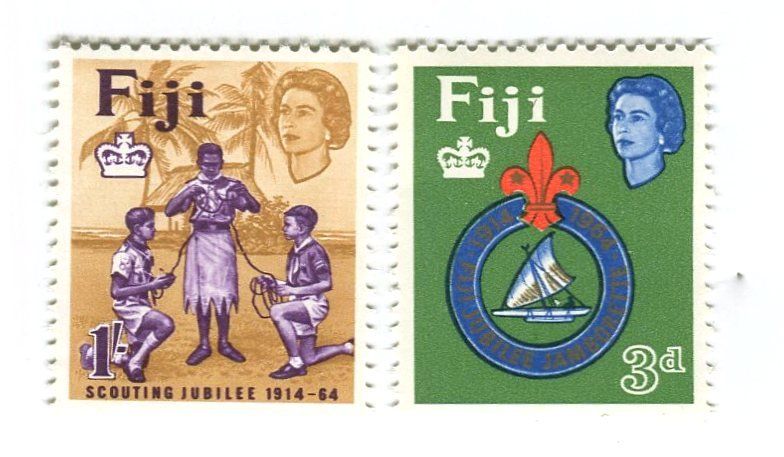 Tous les timbres: Briefmarken "Pfadfinder". Fidschi. – Neuf avec emballage d'origine à Basel par Butsch5
