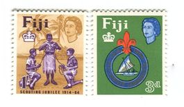 Briefmarken "Pfadfinder". Fidschi.