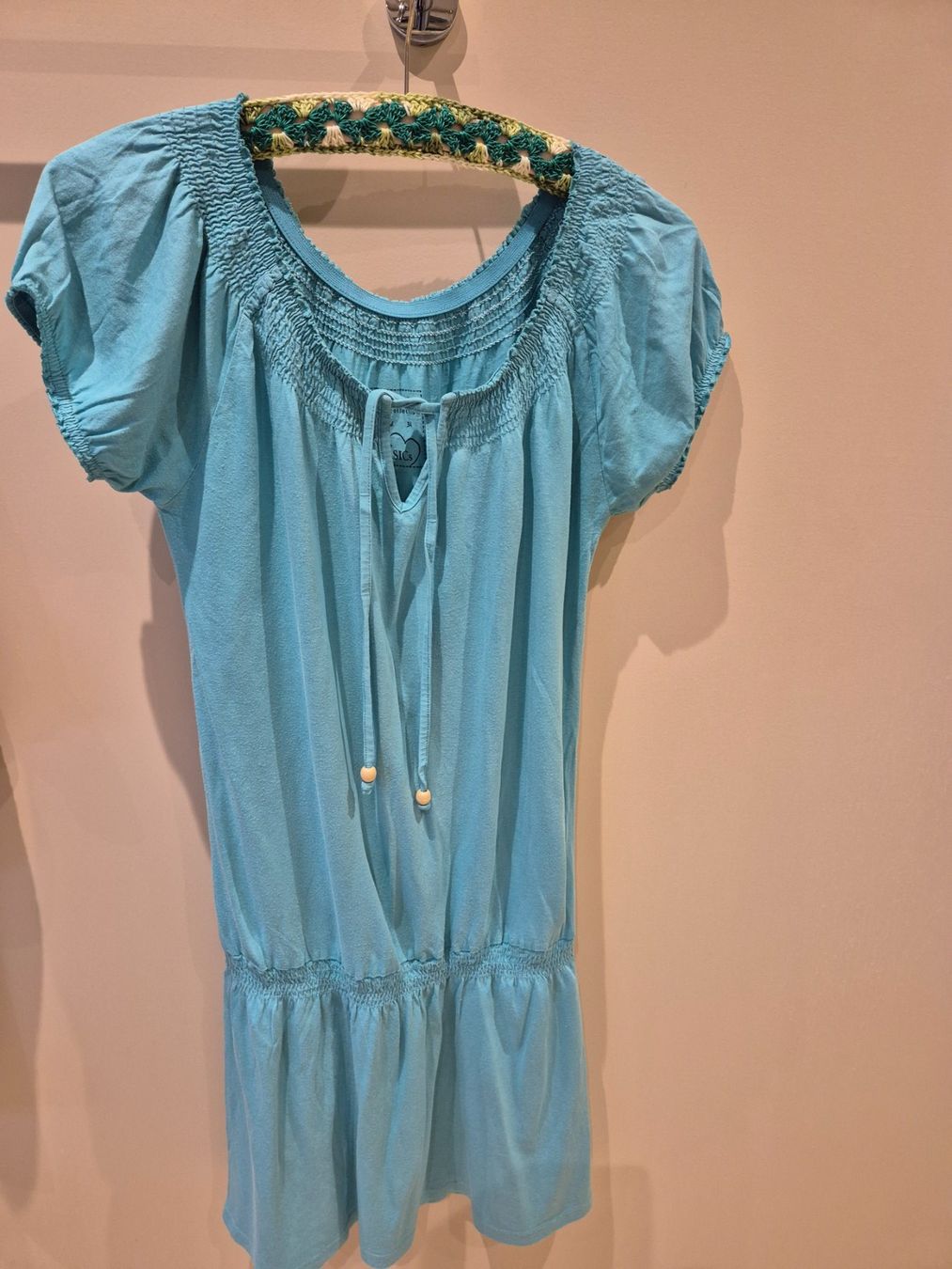 Vestiti: Helles Sommerkleid, türkis, Gr. 34 – Usato da Dietikon venduto da grafad