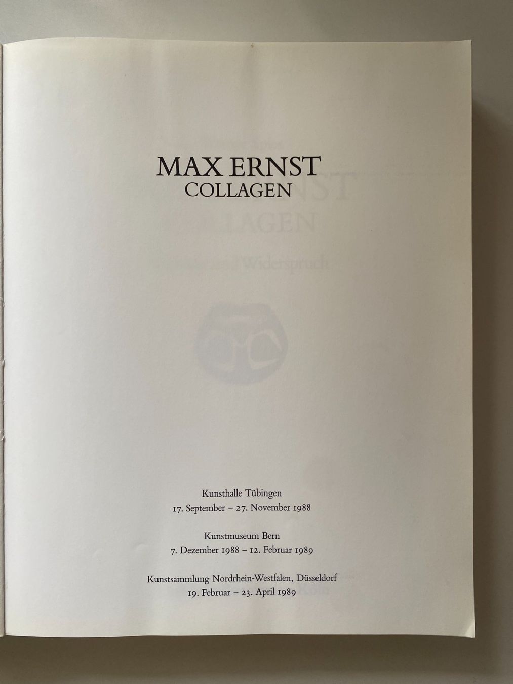 Libri: Buch Max Ernst, Collagen (DuMont) – Usato da Gümligen venduto da Vicky2 1