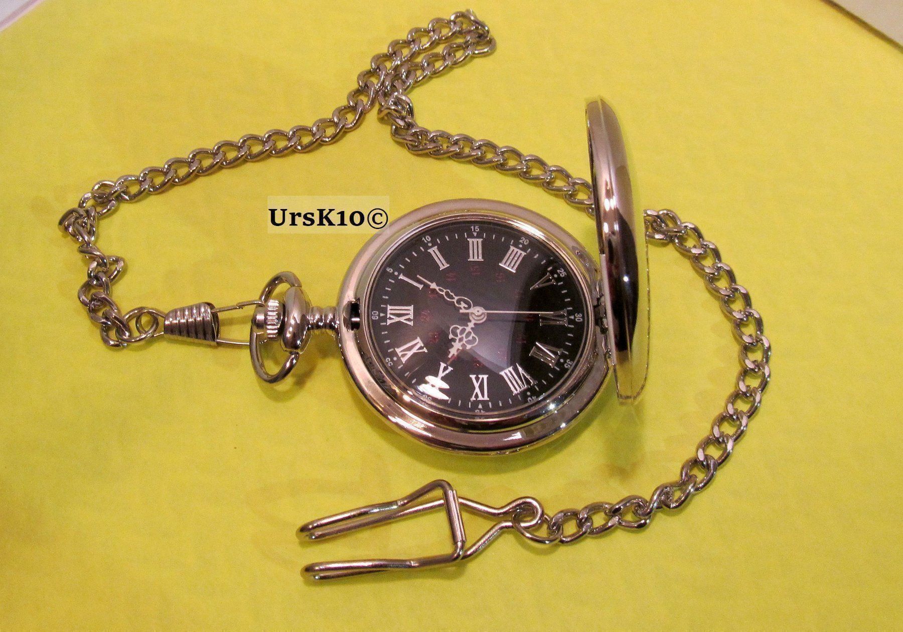 Uhren: Taschenuhr mit Springdeckel silber glänzend mit Kette – Neu und originalverpackt aus St. Margarethen TG von ursk10 2