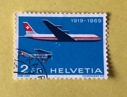 Nr.465 Sonderpostmarken 50 Jahre Flugpost 1969   