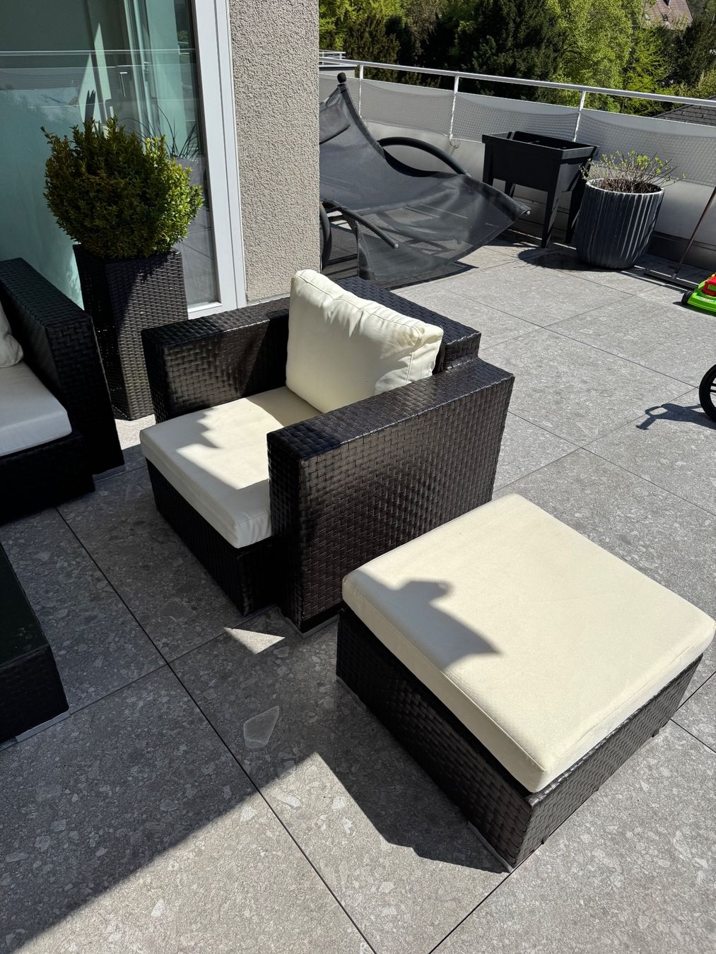 Poltrone: Rattan Lounge Set, 7er Set – Usato da Triesen venduto da atos87 1