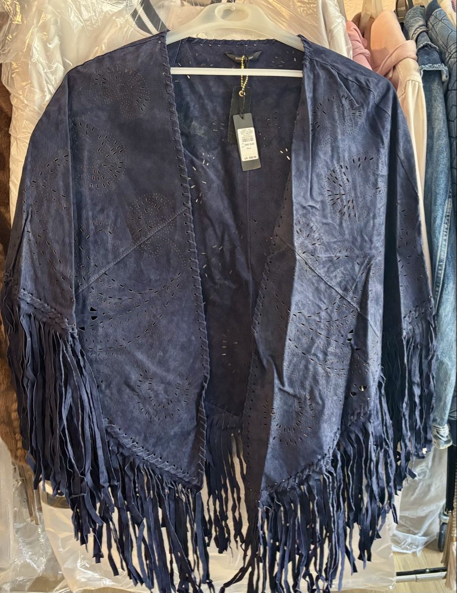 Altro in Moda donna: River Island Lederponcho, Navy – Nuovo (secondo la descrizione) da Baden venduto da Tiffany6878 3