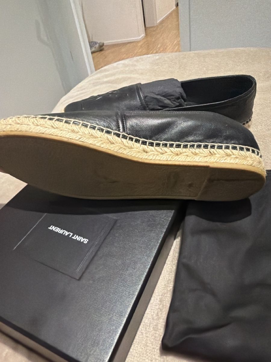 Saint Laurent Scarpe da donna: Saint Laurent Espadrilles Leder schwarz mit Box – Nuovo (secondo la descrizione) da Goldau venduto da mar_k758 2