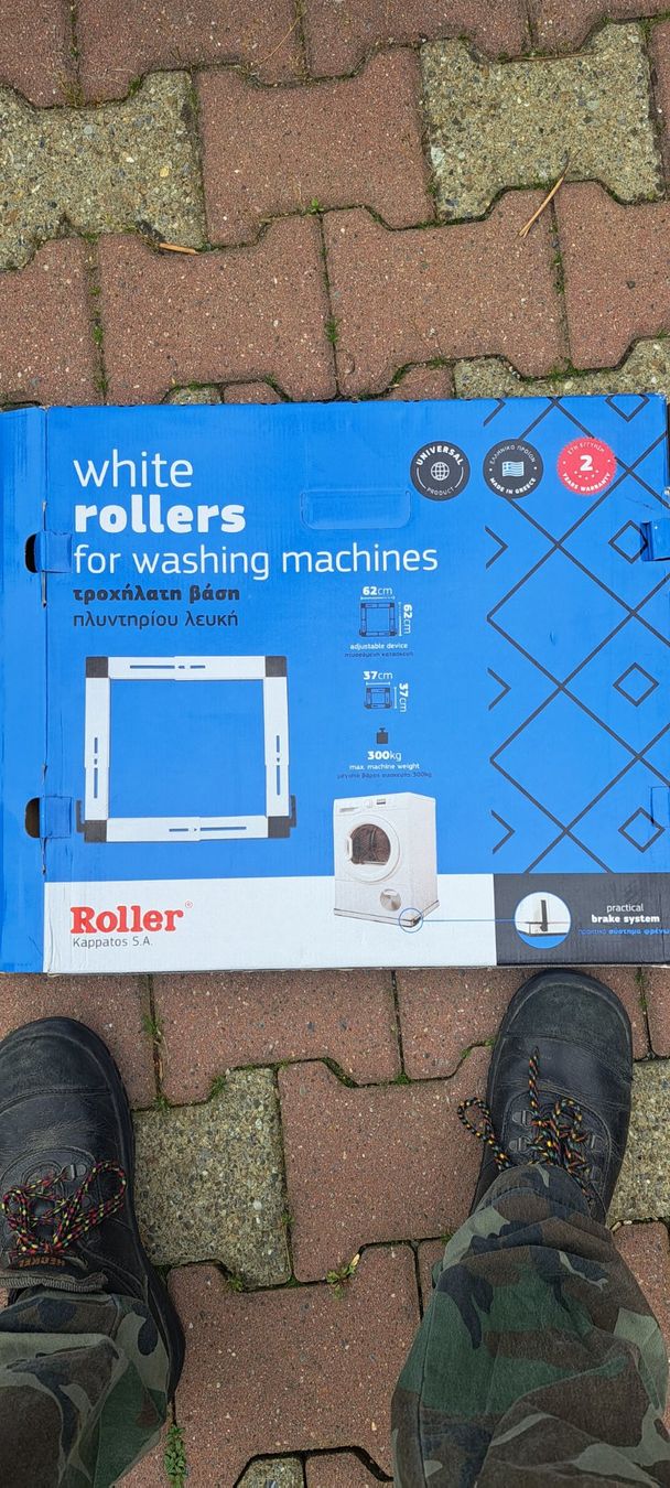 Waschmaschinen: Waschmaschinen-Untersatz mit Rollen – Neu und originalverpackt aus Zofingen von Happypeople 3