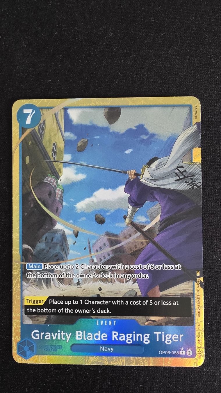 Cartoline: Gravity Blade Raging Tiger - OP06 – Nuovo (secondo la descrizione) da Bonstetten venduto da mar_5hmn 1