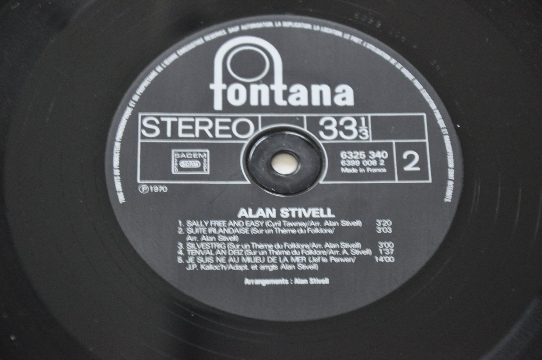Dischi in vinile: ALAN STIVELL LP REFLETS - MUSIQUE BRETONNE - BRETAGNE – Usato da Sion venduto da jaipur1401 3