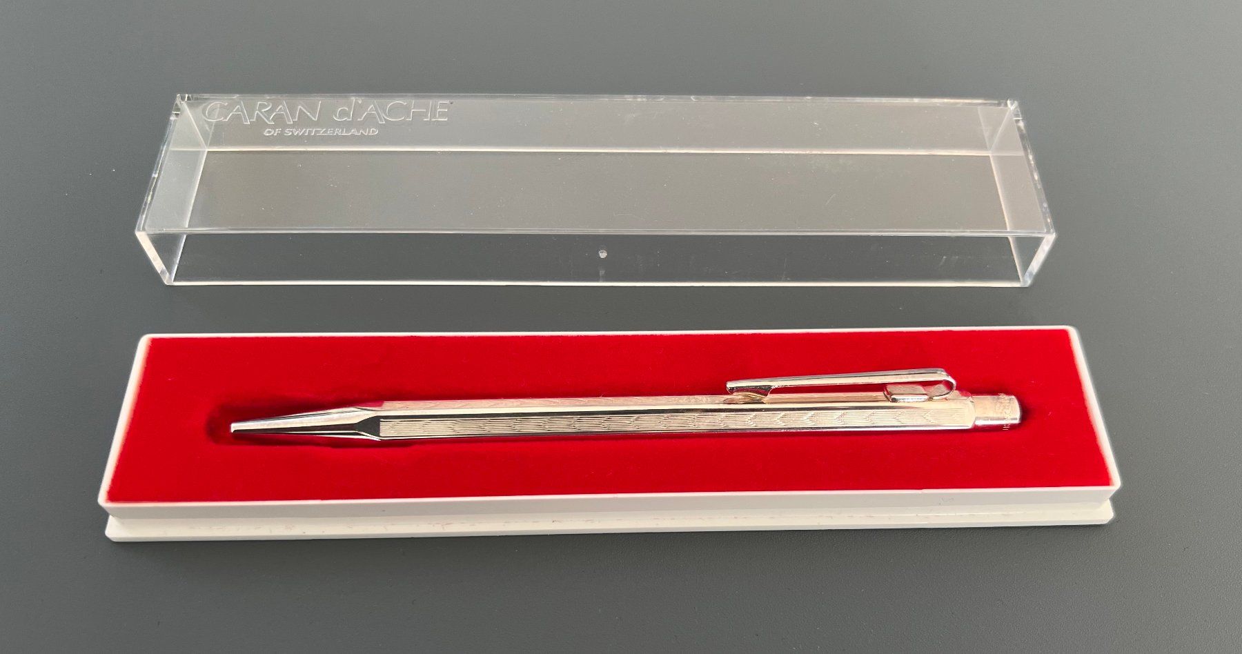 Caran D'Ache Penna & Evidenziatori: Caran d’Ache Kugelschreiber Ecridor mit "PVB/APC" Werb – Usato da Ostermundigen venduto da iFonso 4