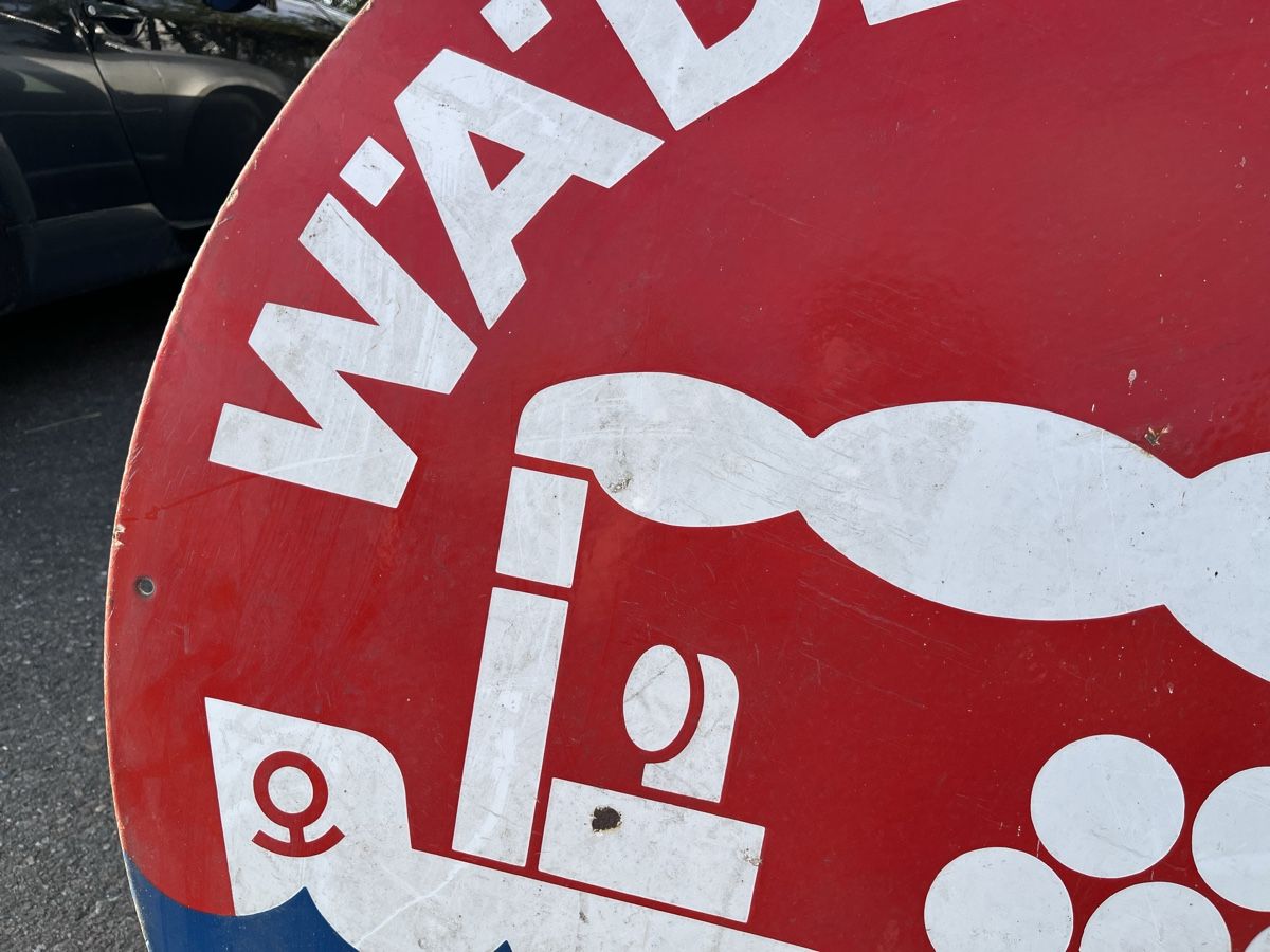 Insegne: Originales Wädenswiler Bier Emailschild 100cm Durchmesser – Usato da Ottikon venduto da san_w99n 3