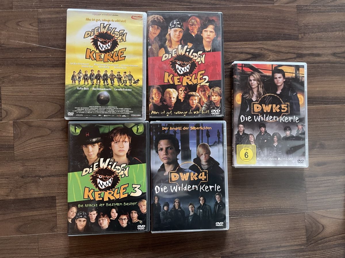 Alle DVDs: DVD Sammlung: Die Wilden Kerle 1-5 – Gebraucht aus Dübendorf von