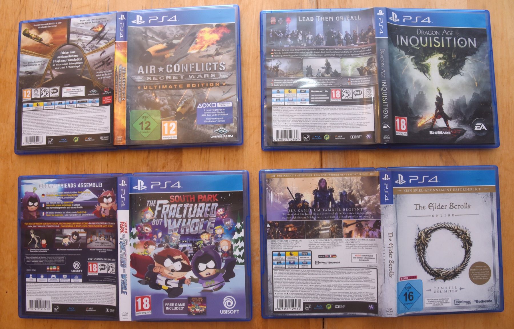 Giochi: Dragon Age + Elder Scrolls + South Park + Air Conflict – Usato da Frenkendorf venduto da gelbeZinnie 1