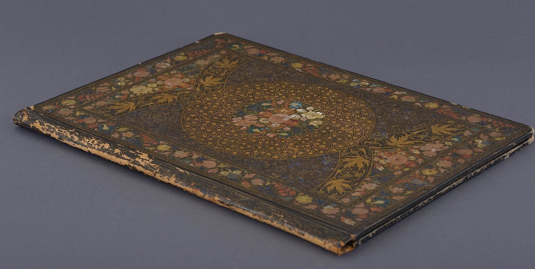 Libri: Antike Papier-maché Buchhülle, Kashmir – Usato da Bern venduto da chamunda 2