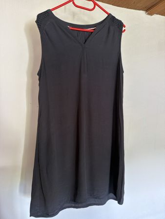Sommerkleid Gr. L in dunkelblau – leicht & luftig!