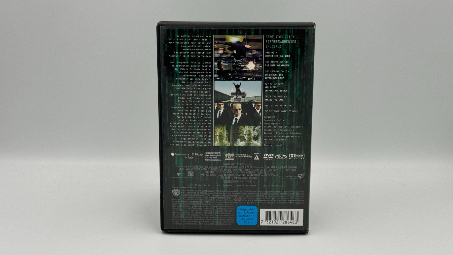 Alle DVDs: MATRIX RELOADED - Versand A-Post nur CHF 2.50! – Gebraucht aus Siblingen von goodprice24 1