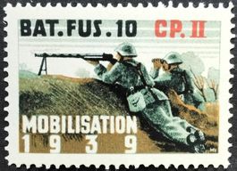 Soldatenmarke 2.WK, Füsilier Kp II/10, Wi Inf 110