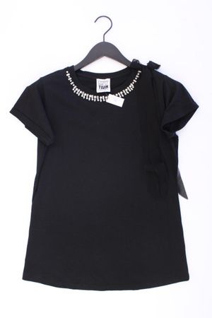 Twin Set T-Shirt Gr. S Kurzarm schwarz