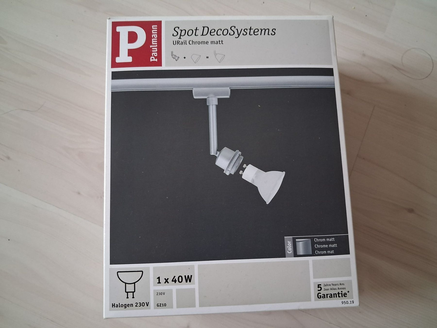 Paulmann Lampadari & plafoniere: SPOT LAMPE ZU PAULMANN SYSTEM 40 WATT – Nuovo e nell'imballaggio originale da langnau venduto da Santos1411