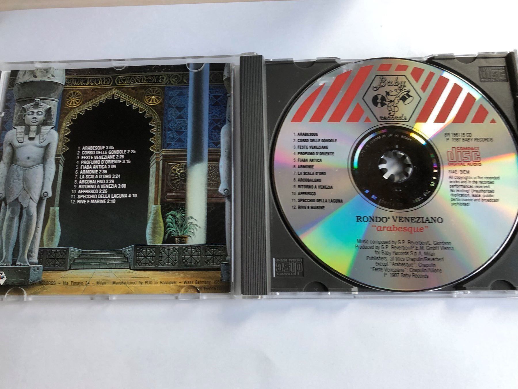 CD: Rondo Veneziano CD - Arabesque – Usato da Oberried Brienz venduto da Chyara 2