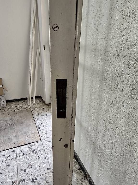 Porte: Glastür mit Rahmen und Gitter – Usato da Bärschwil venduto da berofeh 1