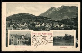 Oberschan, Burg Wartau, Hotel Bad-Eck, B