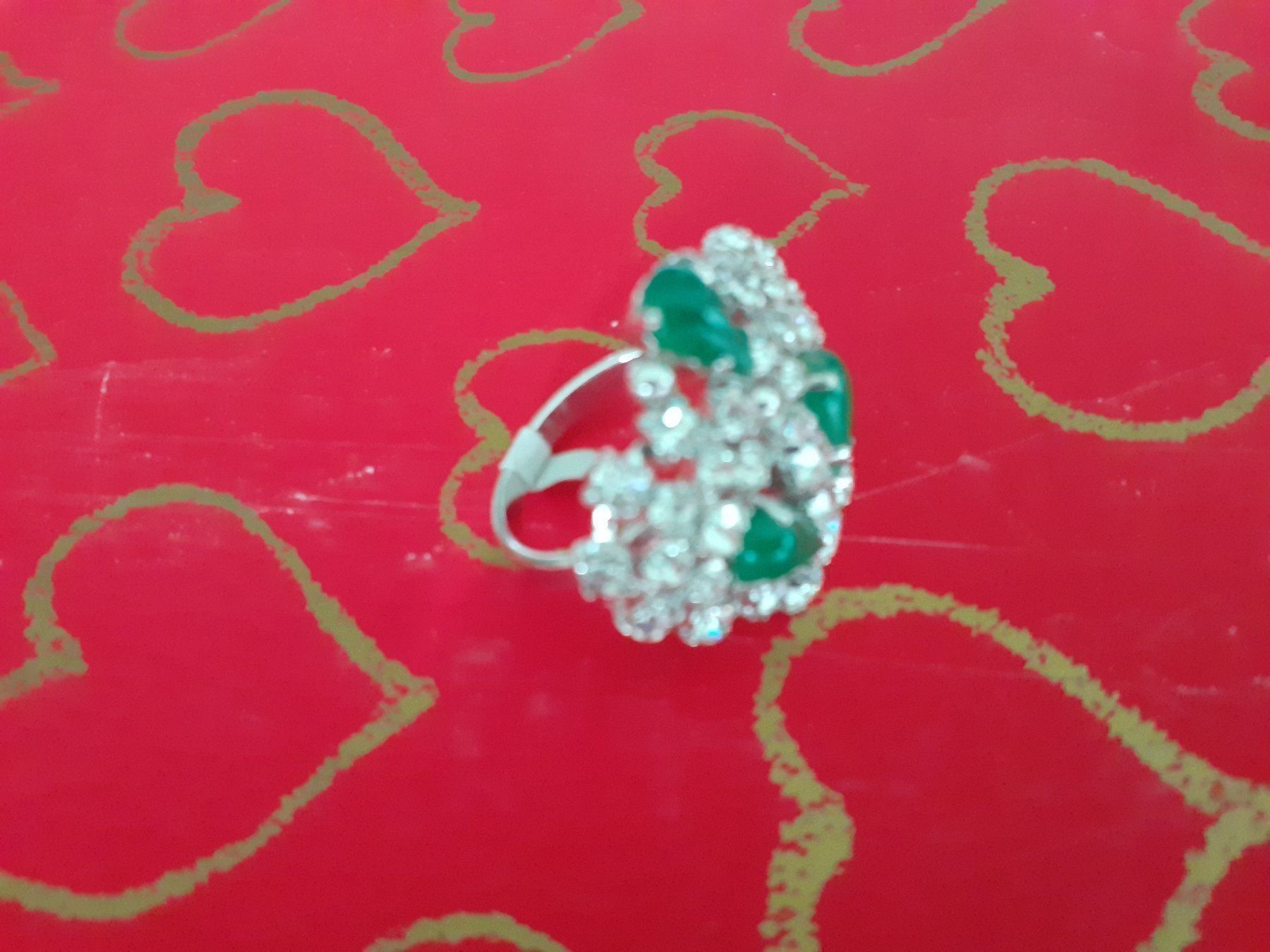 Ringe: imposanter Fingerring - Strass – Gebraucht aus Bischofszell von Joachim-115 3