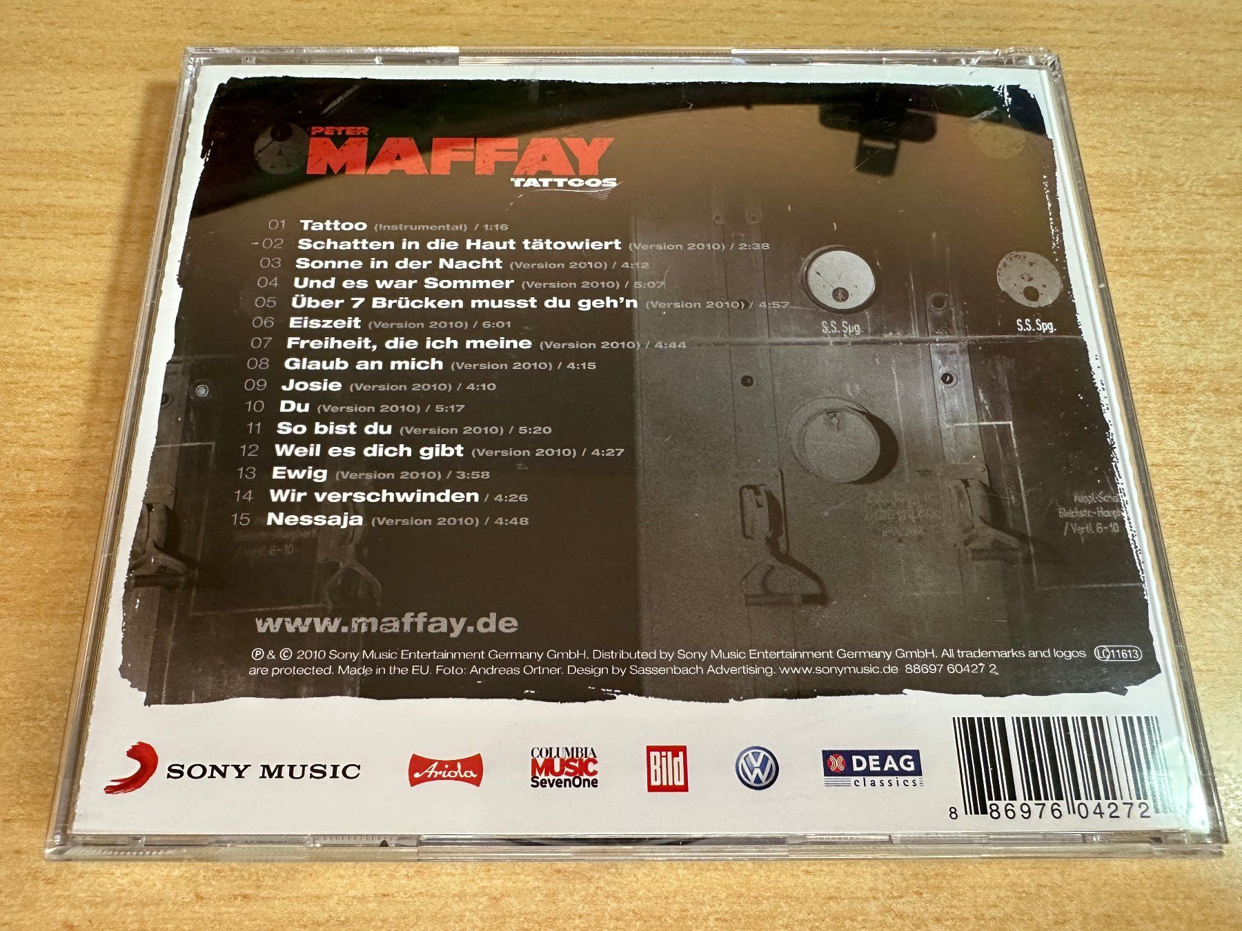 CD: U6 Peter Maffay – Tattoos – Usato da Rikon im Tösstal venduto da Alpenmutz 1