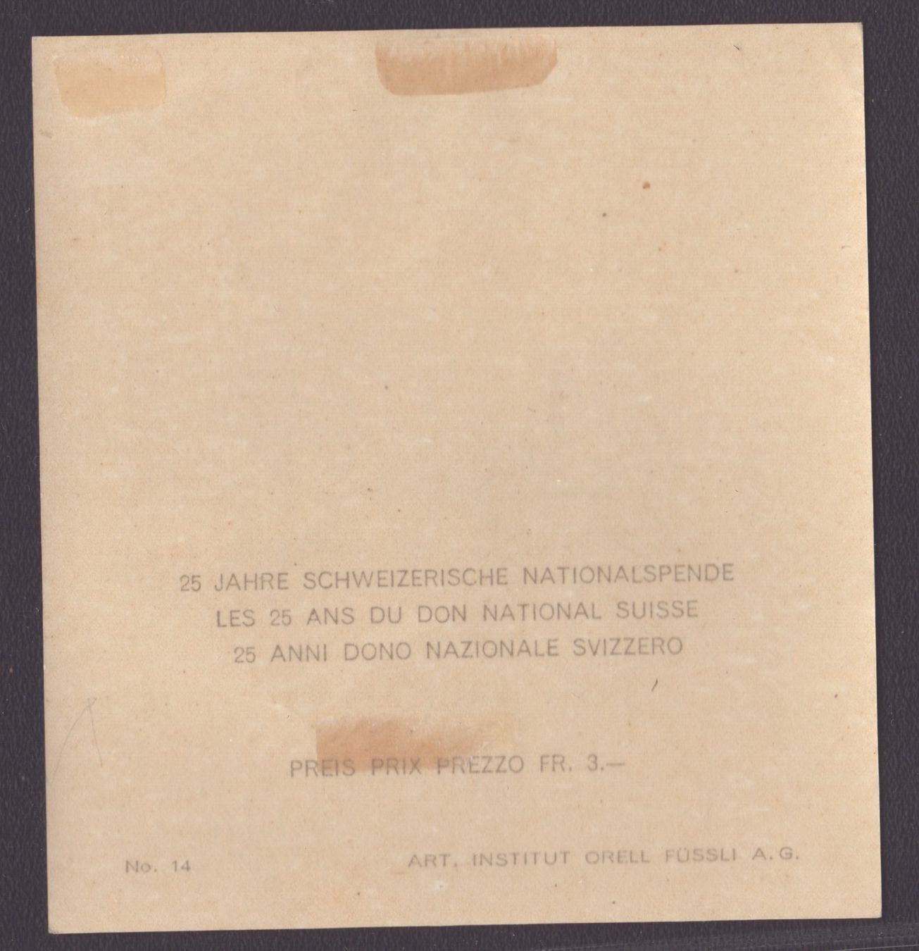 Alle Briefmarken: W14 1943 Bloc neuf * – Gebraucht aus Delémont von Silte 1