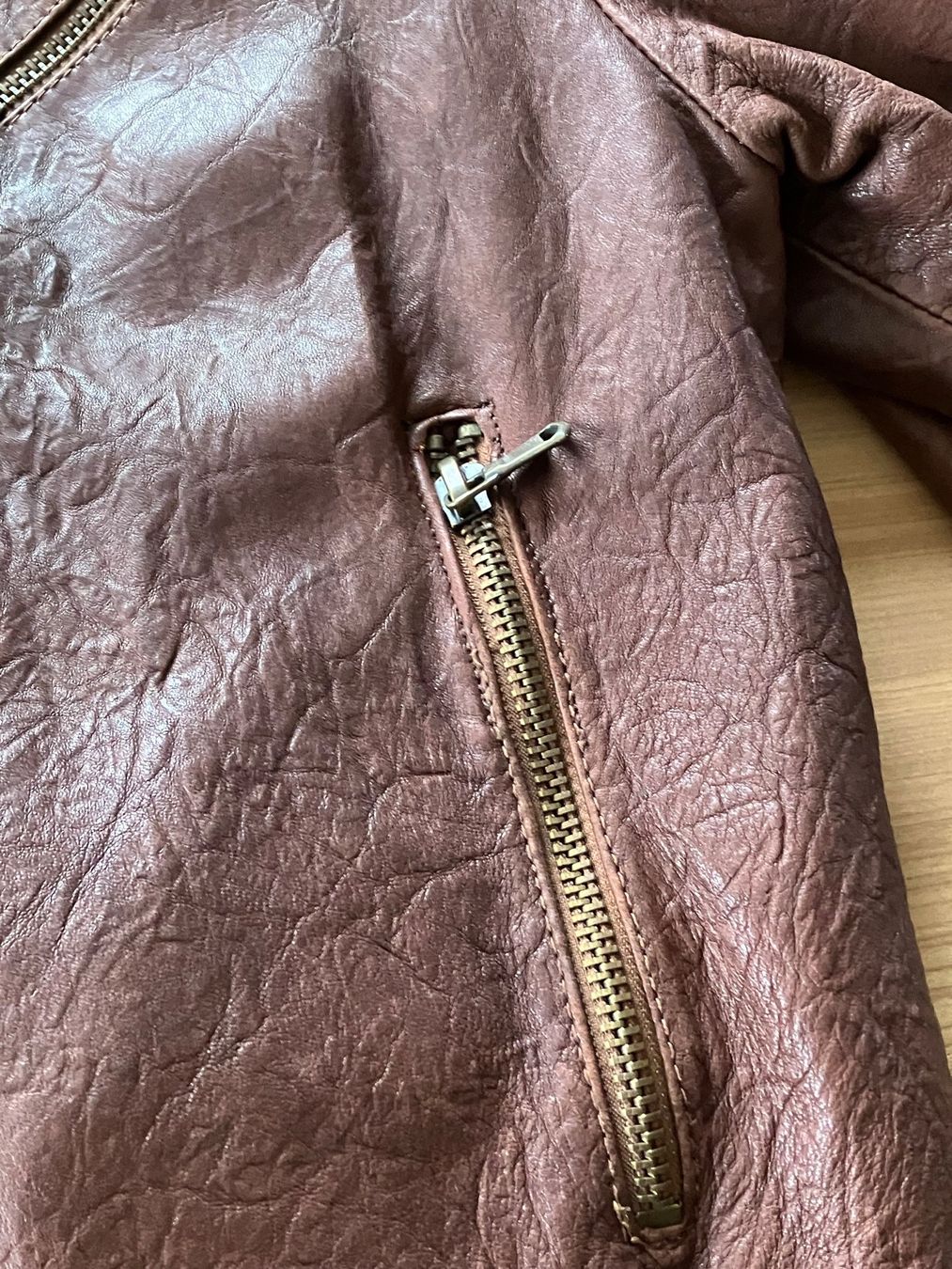 Giacche: Lederjacke braun Herren Echtleder – Usato da Winterthur venduto da Jannis01 8