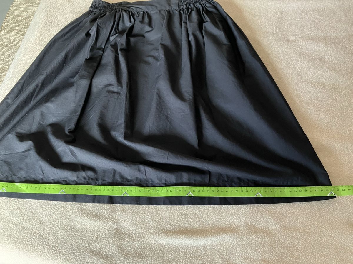 Jupes: Gonna nera in cotone, tg S /M – D'occasion à Lugano par jfo_7lsm 1