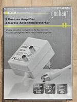 2-Geräte TV-Antennenverstärker, 2x 10dB, Neuware, OVP