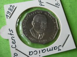 Jamaica 1982, 50 Cents Sondermünze   PP