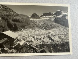 AK 1924 Bovalhütte g. Diavolezza, Persgletscher