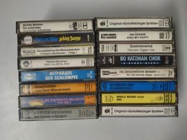 16 Musik Kassetten Schlager Volksmusik