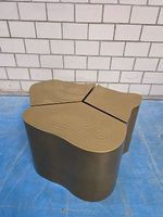 Couchtisch Organic Bazzar Eisen Baumstamm-Optik messing
