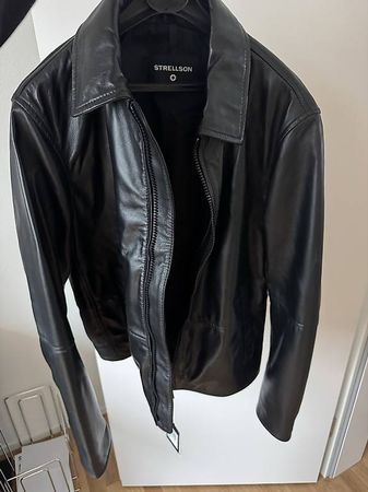 Strellson Lederjacke Kellan-S schwarz Grösse 46 neu