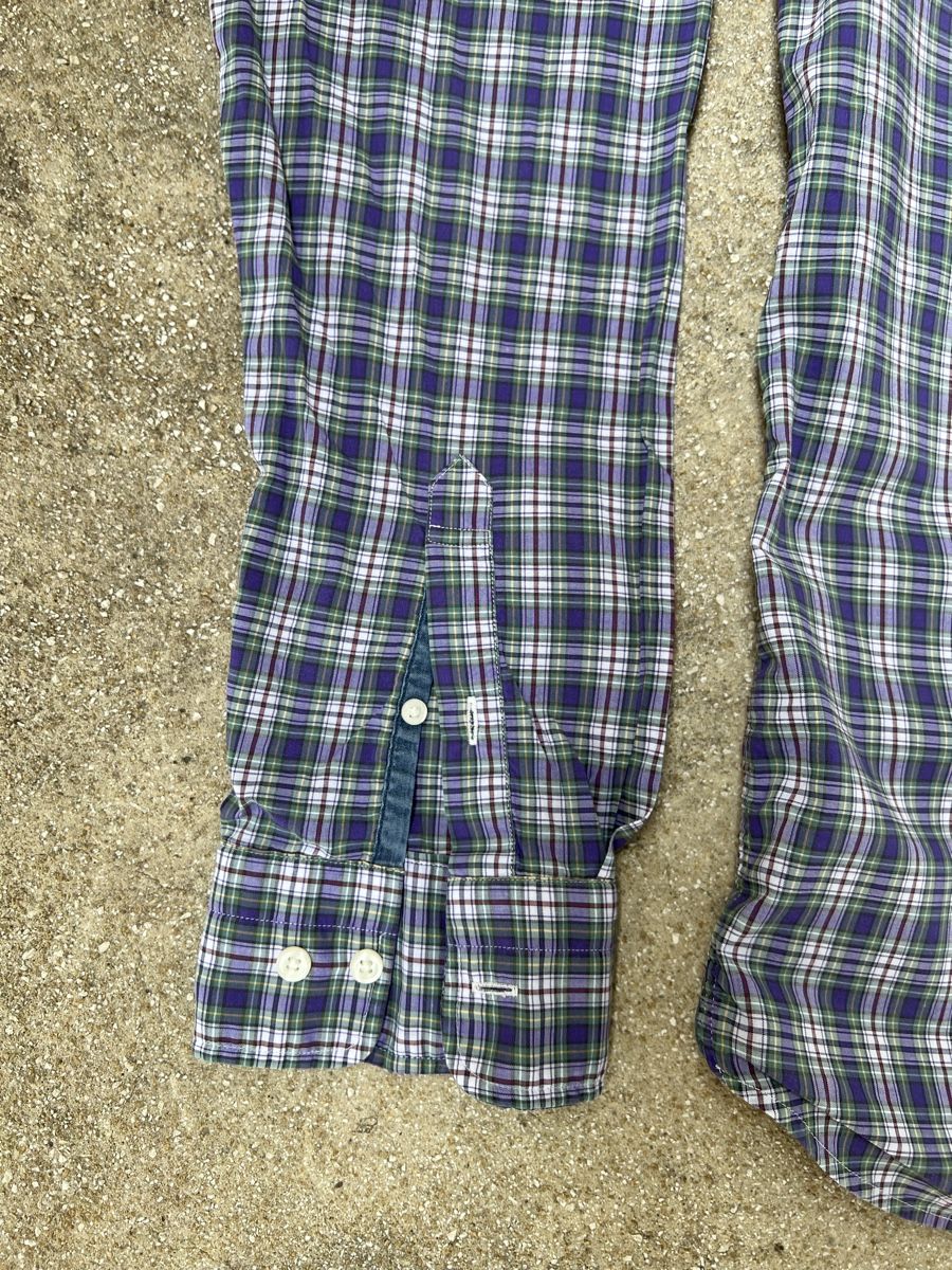 Camicie: Men Shirt blue plaid size L used condition – Usato da Prilly venduto da SinngeBung 5