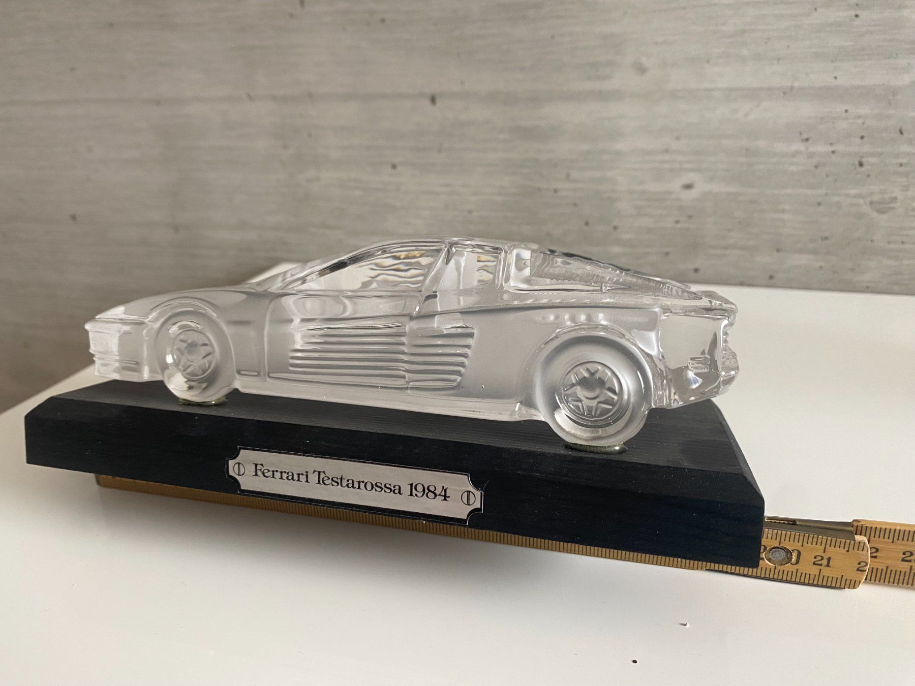 Ferrari Modellini d'auto: Ferrari Testarossa 1984 - Modell aus Glas – Usato da Unterterzen venduto da bac_287t 3