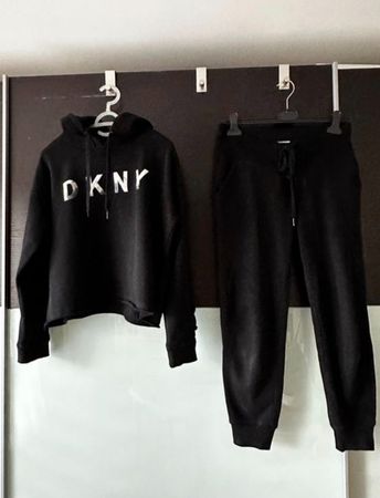 Lässiger Trainer schwarz von DKNY Gr. M