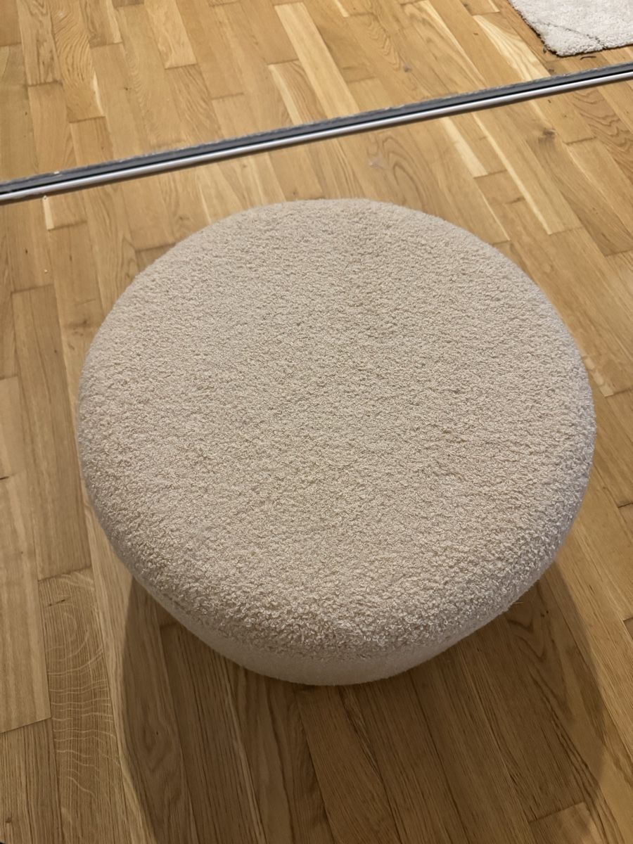 Tabourets: Hocker/ Pouf mit Teddy Stoff – D'occasion à St. Gallen par nikolasbong 3