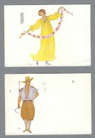 1938, FÊTE FÉDÉRALE DE CHANT, 2 SCHÖNE KARTEN 0 ZÜRICH
