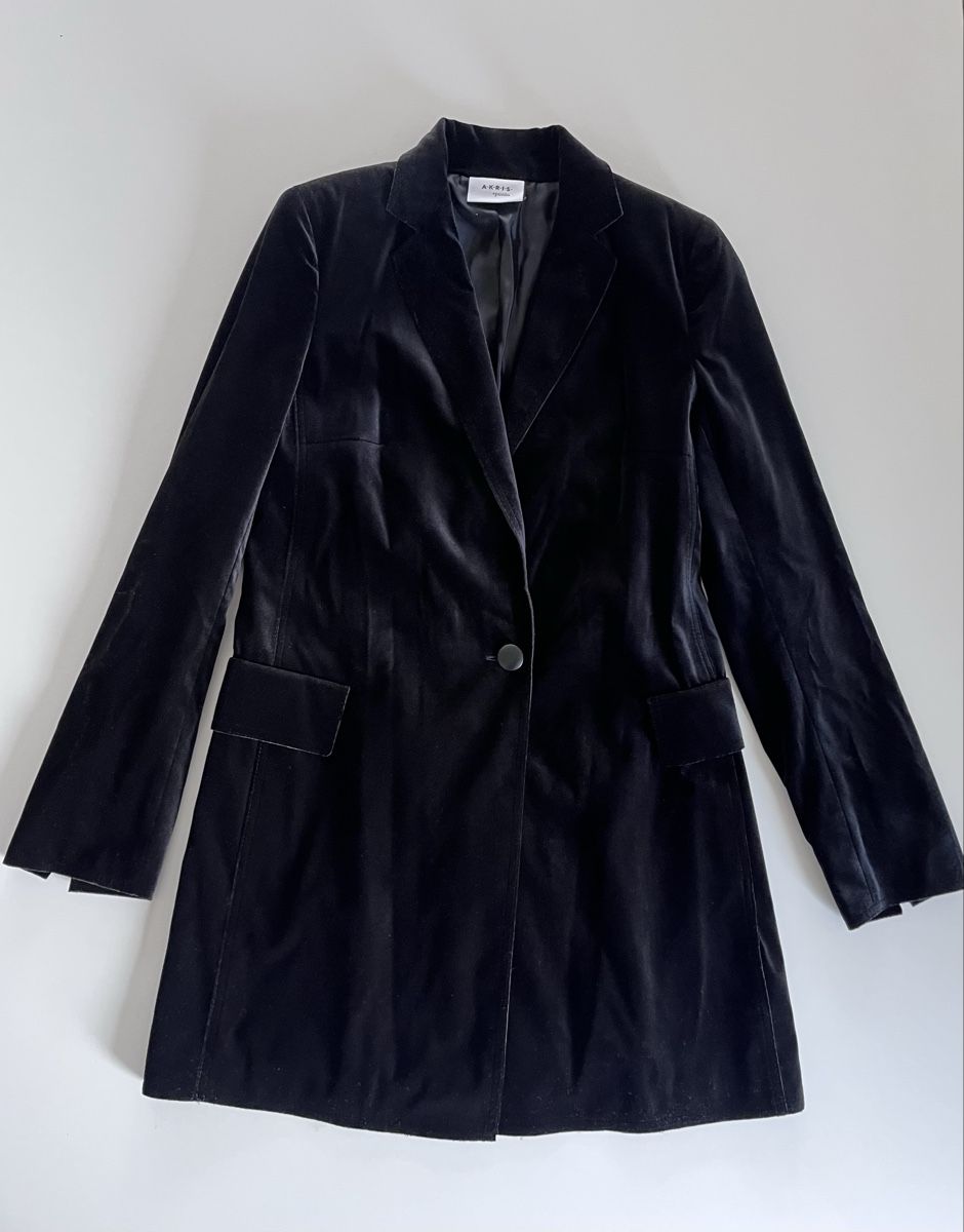 Akris Vestes: Samt Blazer AKris Punto 34 schwarz – Neuf (Voir description) à Zürich par cha_s85j