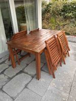 Garden Table Brown with Integrated Plant Inserts