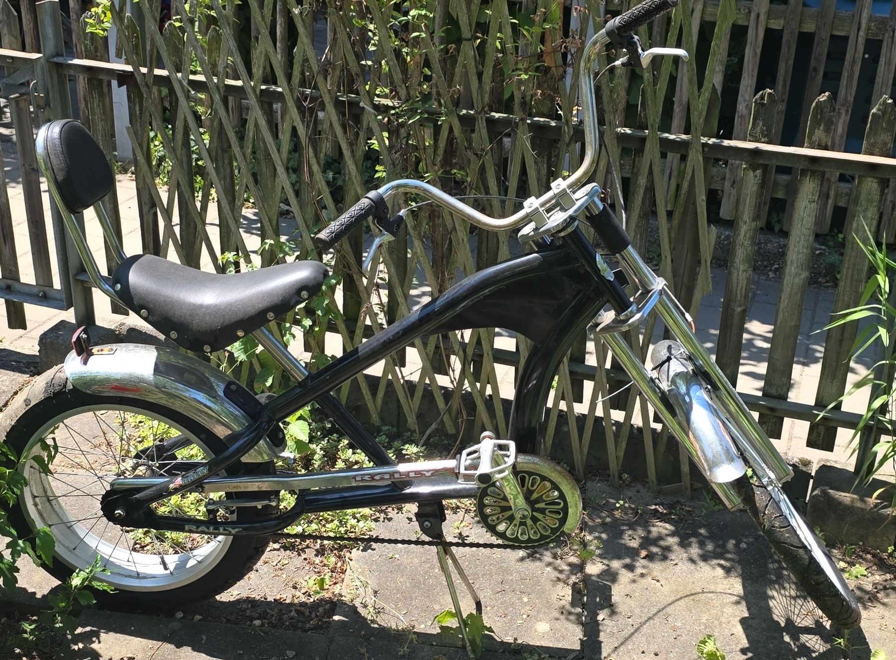 Biciclette: Chopper Fahrrad schwarz Chrom – Usato da Basel venduto da OctoNet