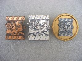 BASLER FASNACHT 1979 Kupfer , Silber , Gold .