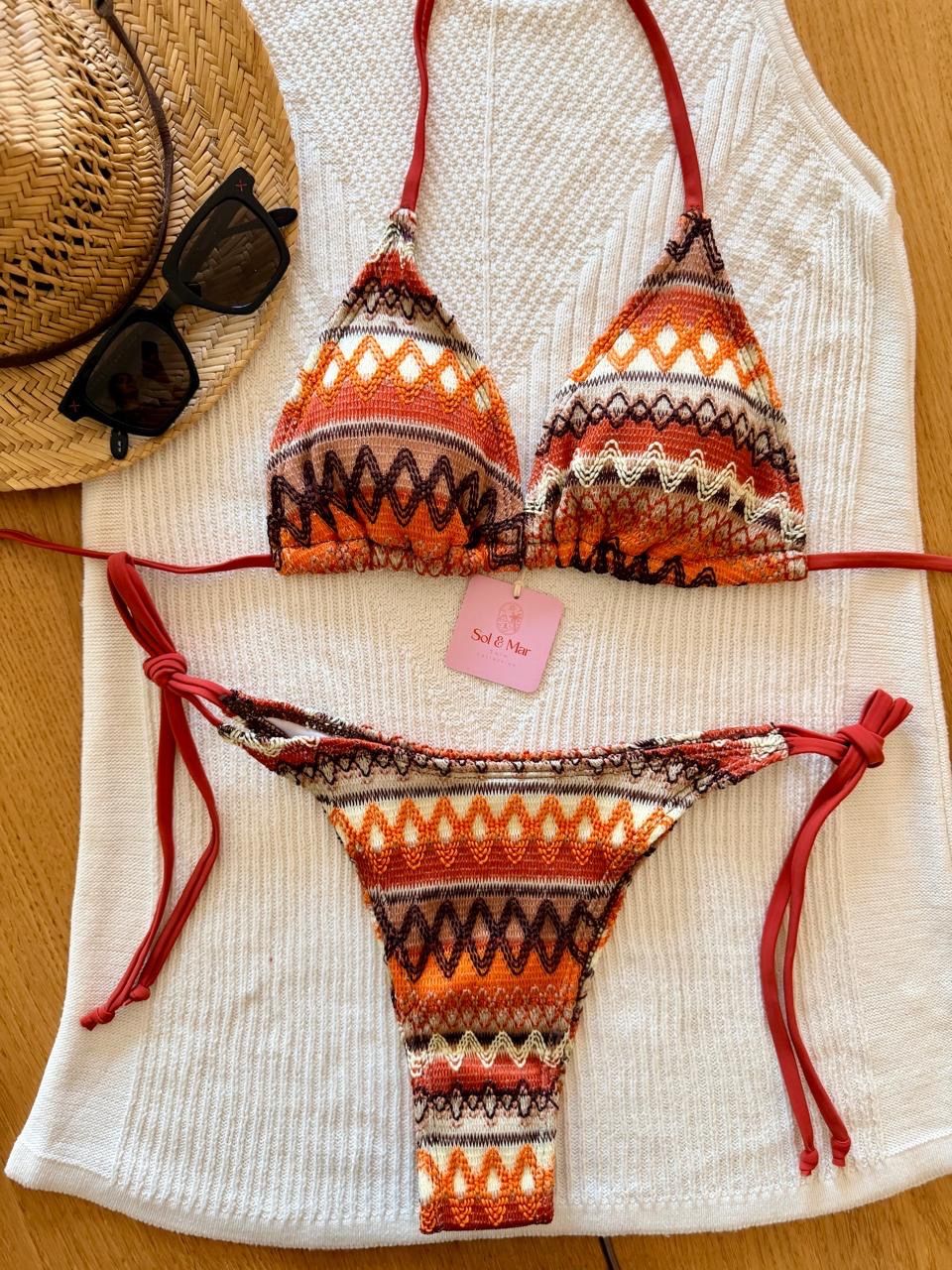 Costumi da bagno & Bikini: ✨Chic Boho Bikini Set M - Neu  - Gratis Versand – Nuovo e nell'imballaggio originale da Gockhausen venduto da Agus_acu